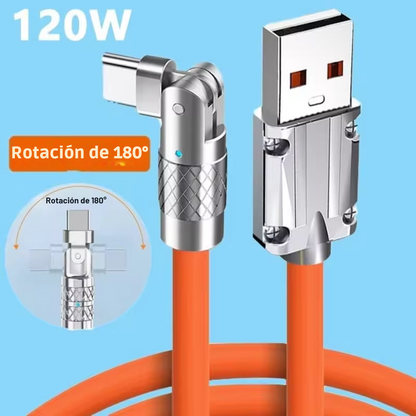 Cable de Carga Hyper 180° Tipo C - 2X1 - PAGA UNO LLEVA DOS