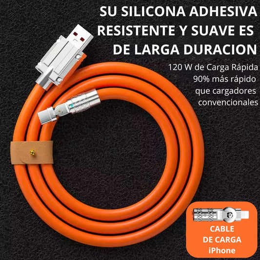 Cable de Carga Hyper 180° USB a iPhone Lightning
