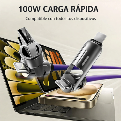 Cable de carga MultiFlex-Pro 4 en 1