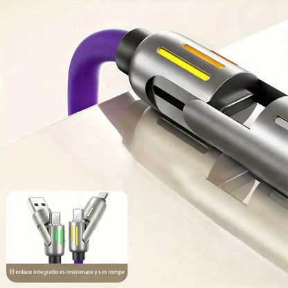 Cable de carga MultiFlex-Pro 4 en 1