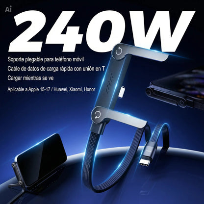Cable de Carga HyperPro SoporteFlex Tipo C-C