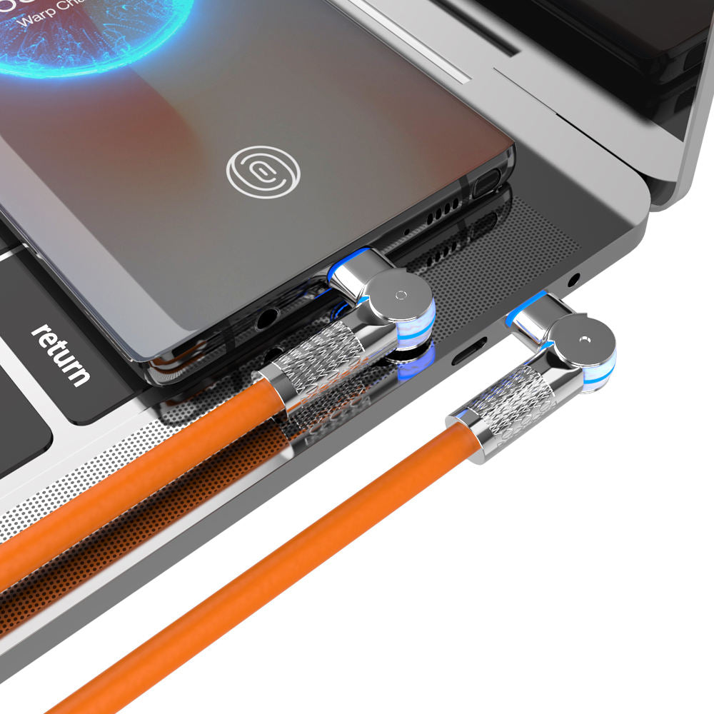 Cable de Carga Hyper 180° Tipo C a C