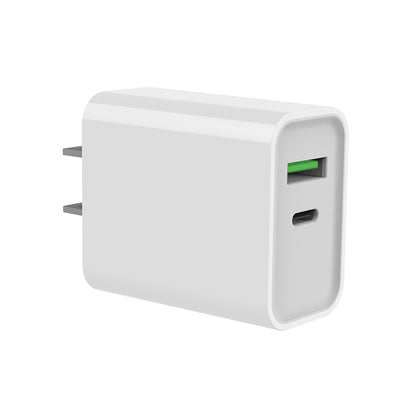 Adaptador Doble Puerto USB/Tipo C - Carga Rapida